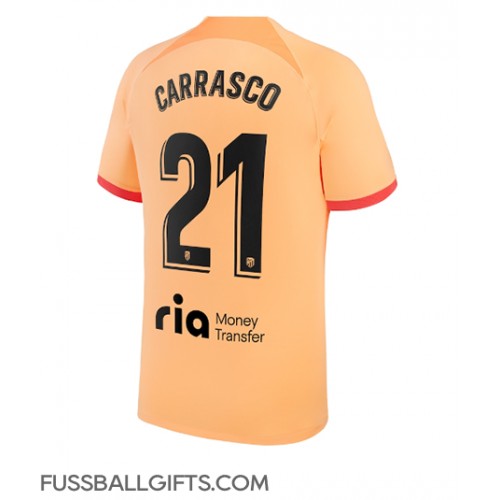 Atletico Madrid Yannick Carrasco #21 Fußballbekleidung 3rd trikot 2022-23 Kurzarm